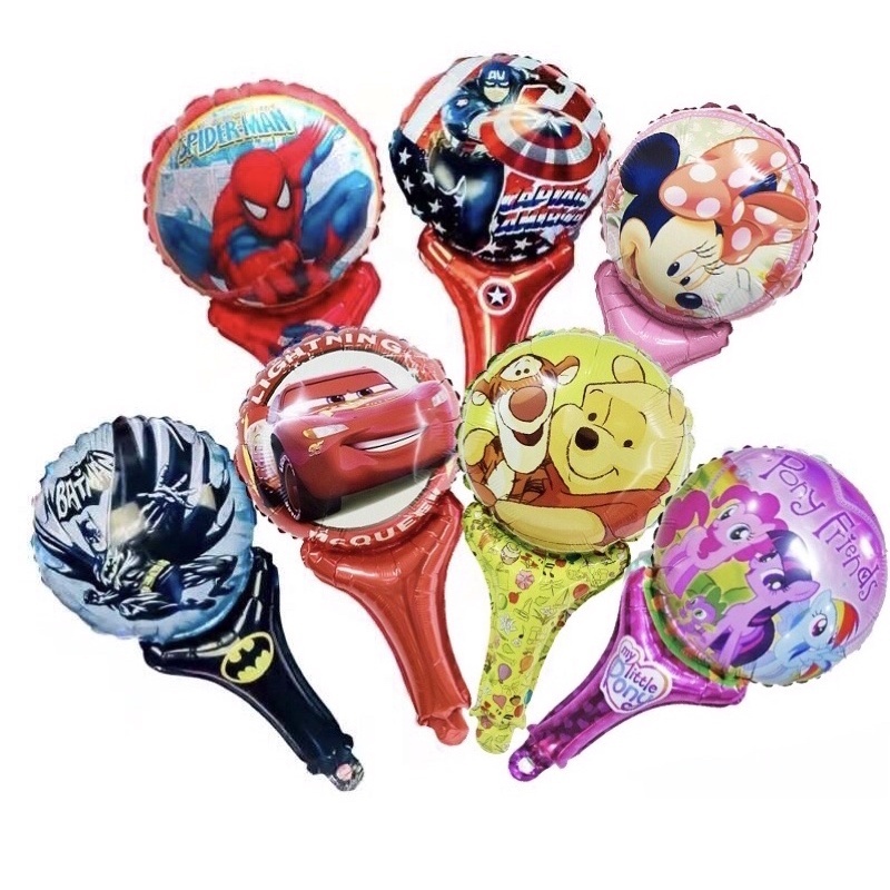 Jual Balon Pentungan Tongkat Tangan Karakter Kartun Happy Birthday