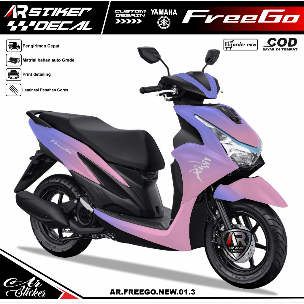 Jual Stiker Decal Freego 2023 New Full Body Stiker Yamaha Freego ...