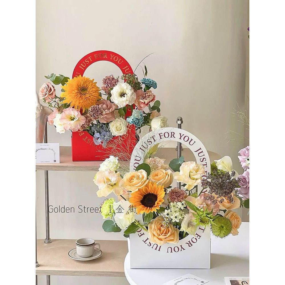 Jual Paper Bag Flower Just For You Flower Box Box Bunga Tas Bunga