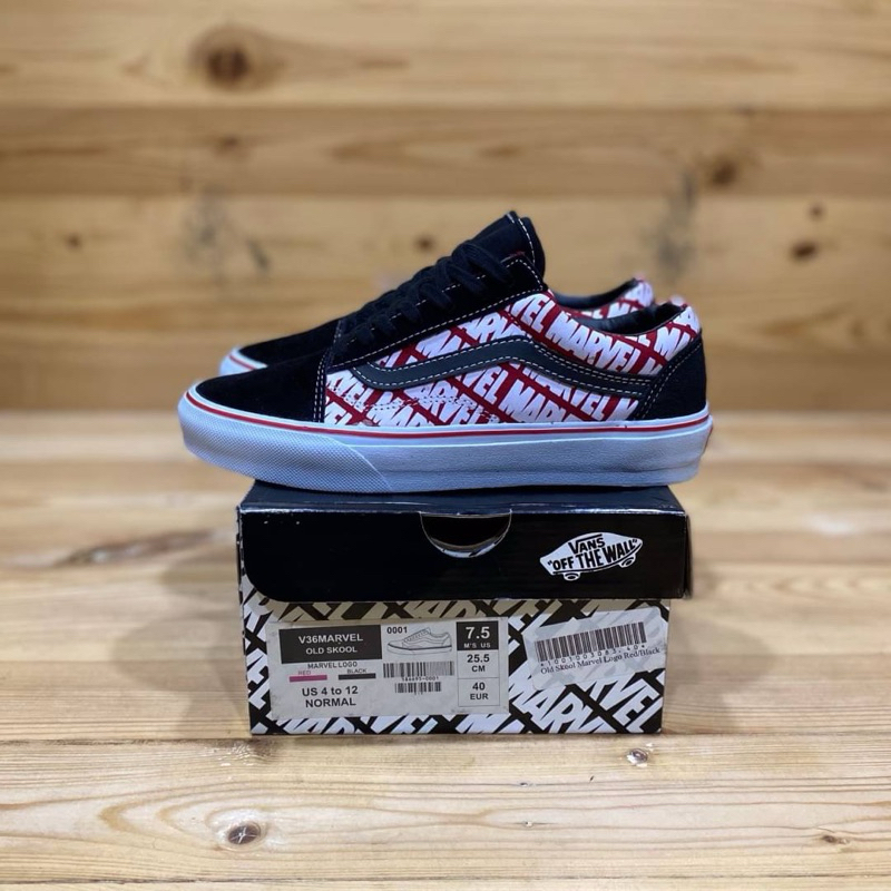 Vans old best sale school marvel