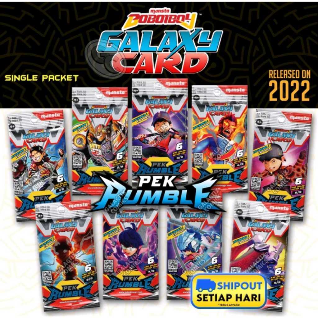 Jual Boboiboy Galaxy Card Pek Rumble Satuan | Shopee Indonesia