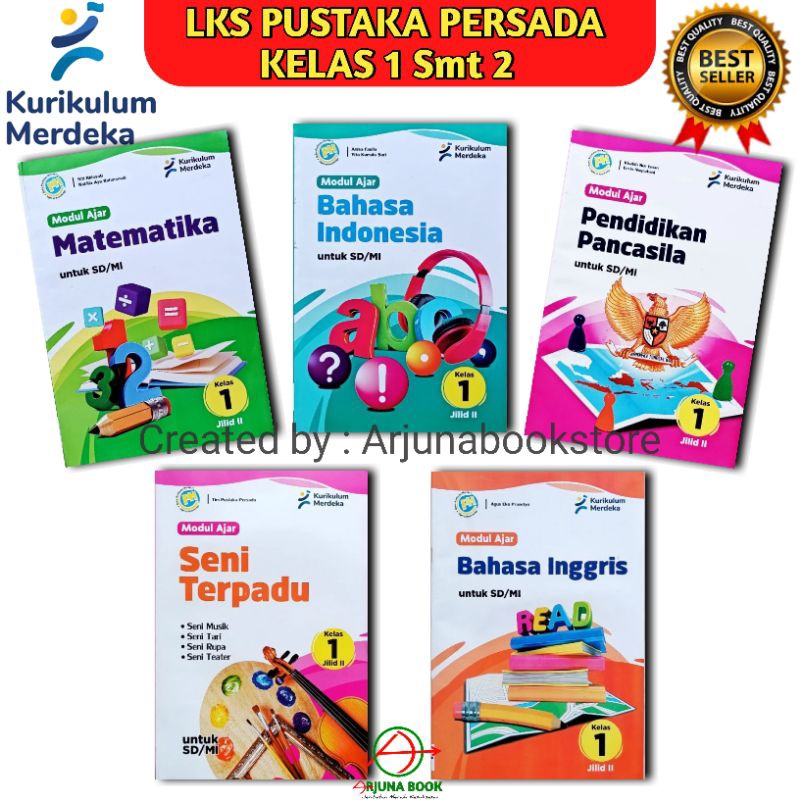 Jual BUKU LKS PUSTAKA PERSADA KELAS 1 SD/MI Semester 2 KURIKULUM ...