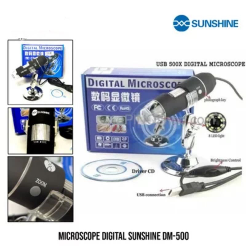 Jual MICROSCOPE MIKROSKOP SERVICE X500 DM500 ORIGINAL SUNSHINE | Shopee ...