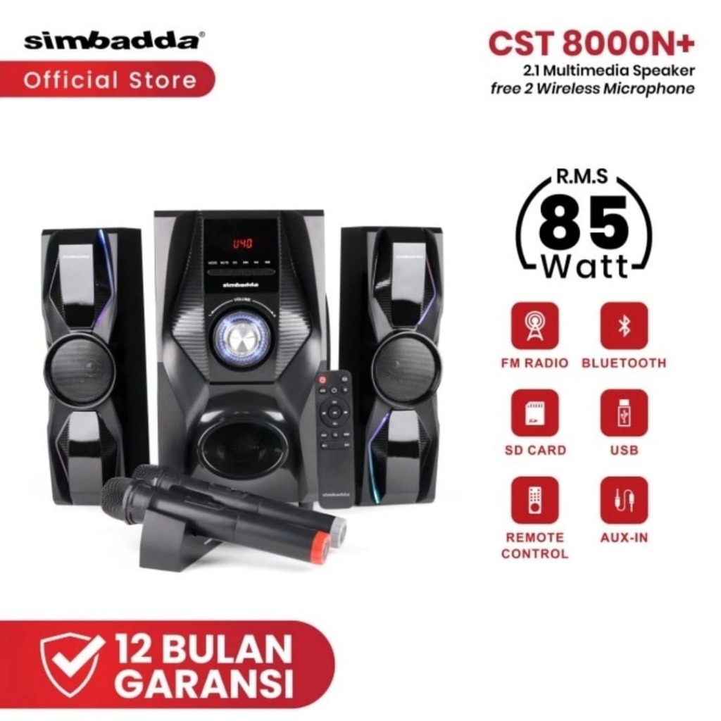 Speaker cheap simbadda shopee