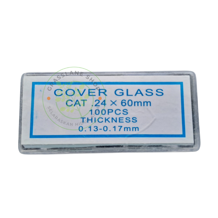 Jual Kaca Penutup Preparat 24x60 Cover Deck Glass Mikroskop 24 x 60