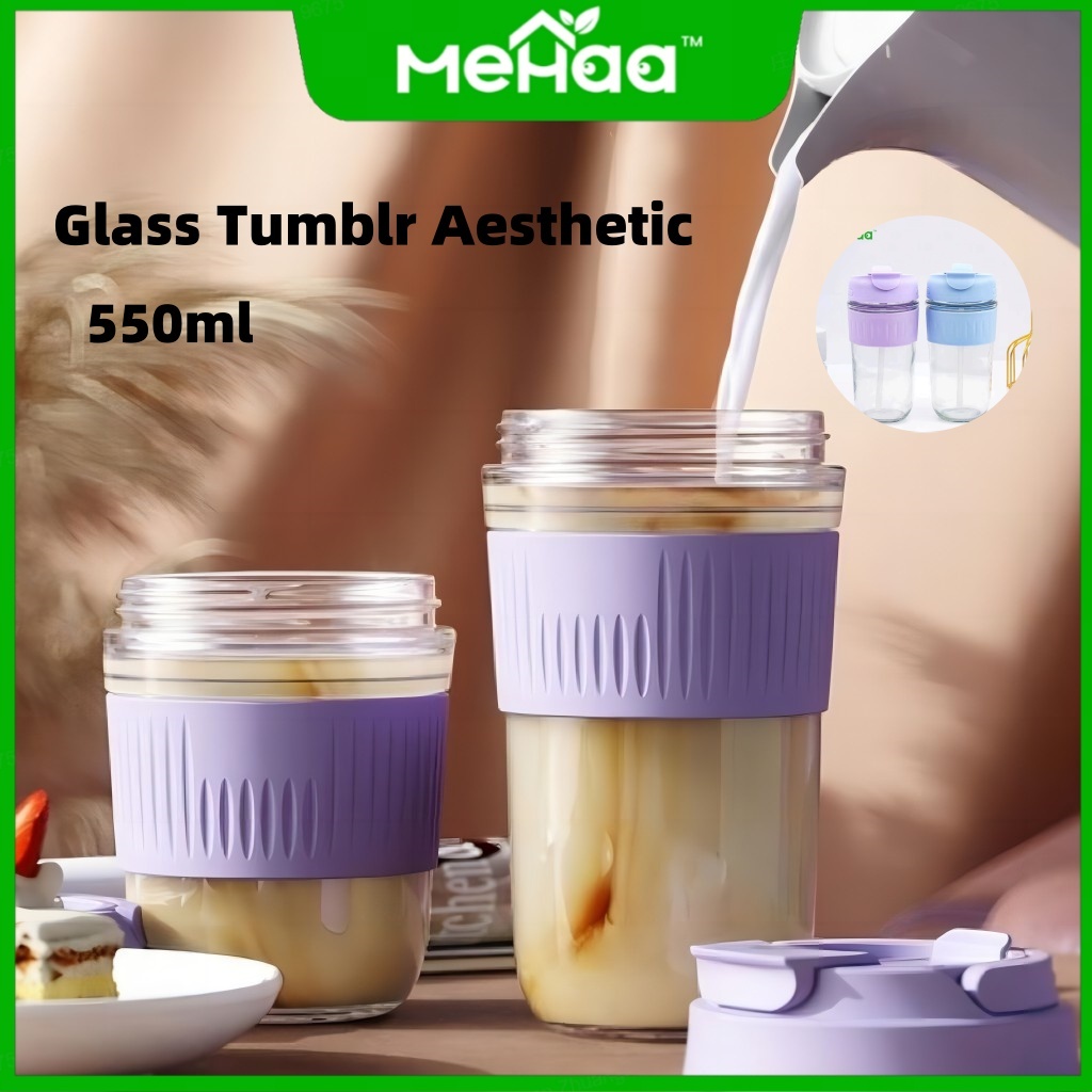 Jual Mehaa Gelas Tumbler Coffee Cup Ml Tumbler Kopi Sedotan Gelas