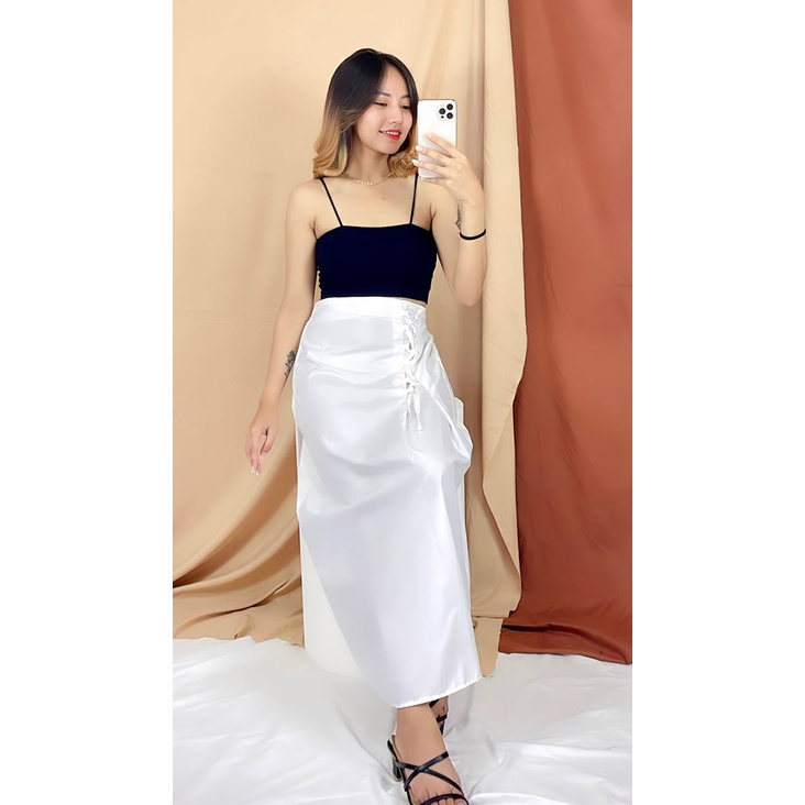 Jual JOLITA OFFICIAL - ROK AESTHETIC SIMPUL / Aleya skirt / Rok Serut ...