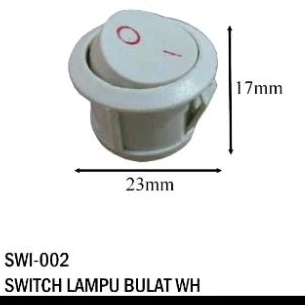 Jual Switch On Off Bulat 2 Pin Saklar ON/OFF Bulat Putih 2 Pin | Shopee ...