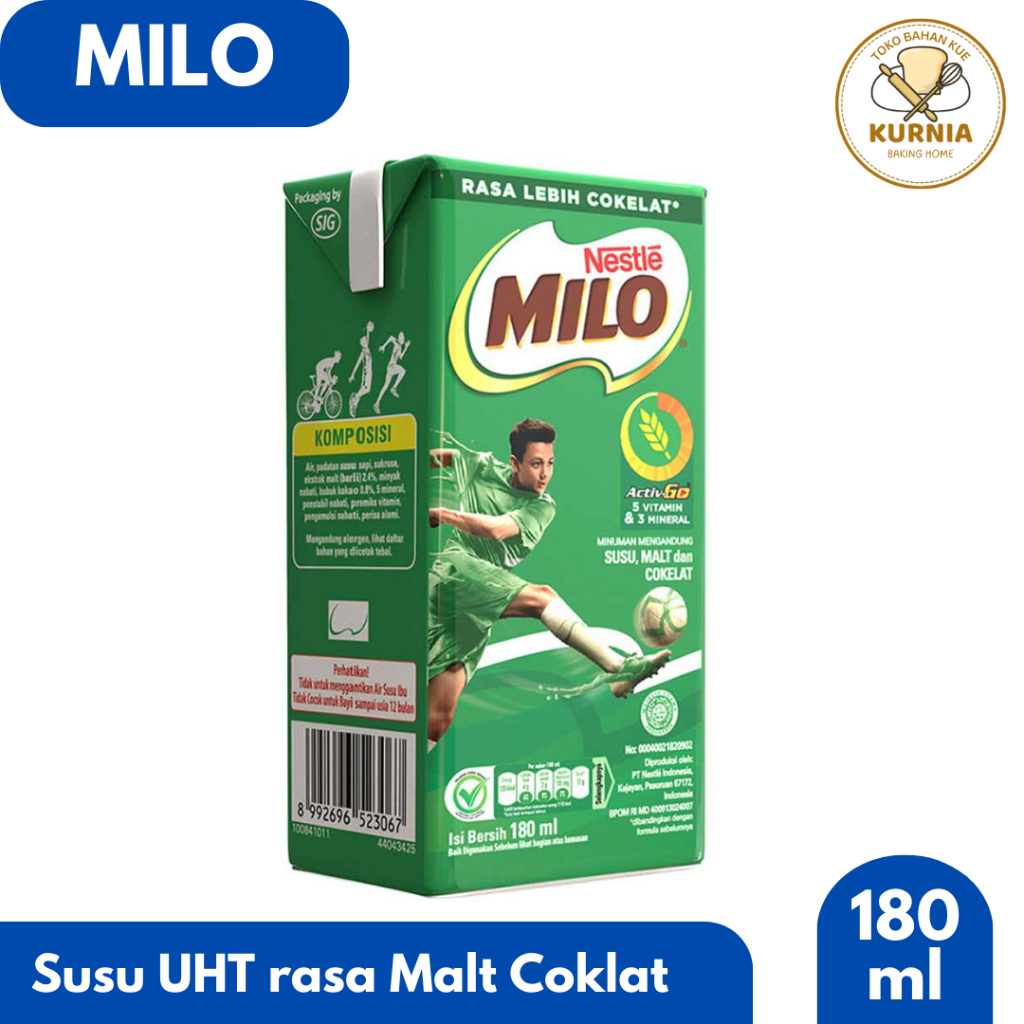 Jual MILO SUSU RASA MALT COKLAT 180 ML | Shopee Indonesia