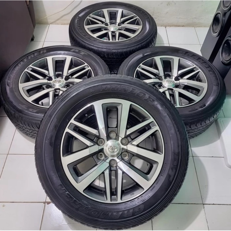 Jual VELG R18 ORI TOYOTA OEM FORTUNER VRZ TRD ORIGINAL ENKEI TOYOTA RING 18 Shopee Indonesia