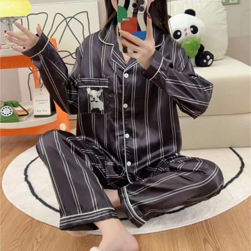 Piyama Satin Wanita Import Baju Tidur Satin Cp Pp
