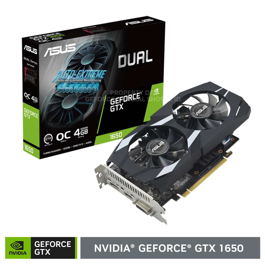 Jual ASUS DUAL GeForce GTX 1650 OC Edition EVO | 4GB GDDR6 | Shopee ...