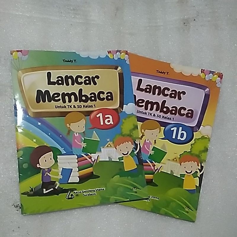 Jual LANCAR MEMBACA 1A-1B UNTUK TK DAN SD (SEPAKET ISI 2 BUKU) | Shopee ...