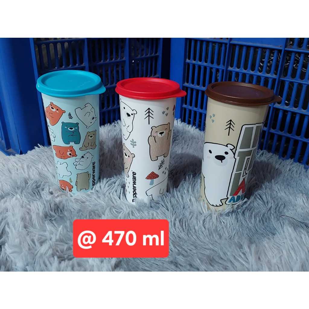 Jual TUPPERWARE Tumbler BEAR 470ml (hrg satuan) | Shopee Indonesia