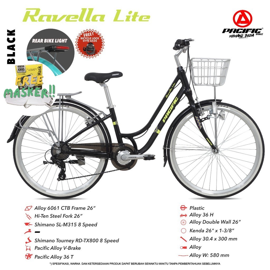 Jual Sepeda Urban Pacific Ravella Lite 26