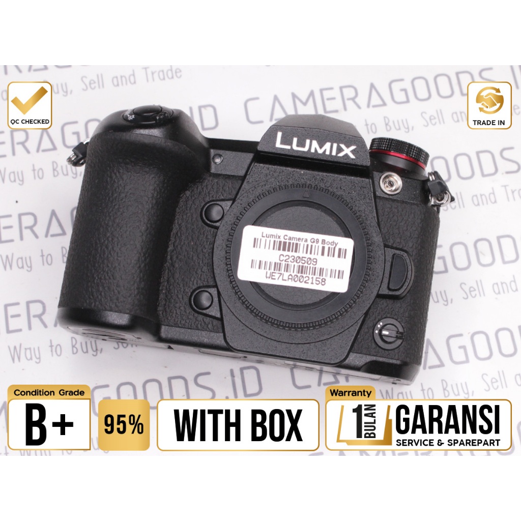 Jual Panasonic Lumix G9 Mirrorless MFT 4K Camera Body - Grade B+ ...