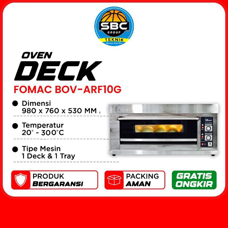 Jual New Fomac Digital Gas Oven Bov Arf G Oven Deck Tray Shopee Indonesia