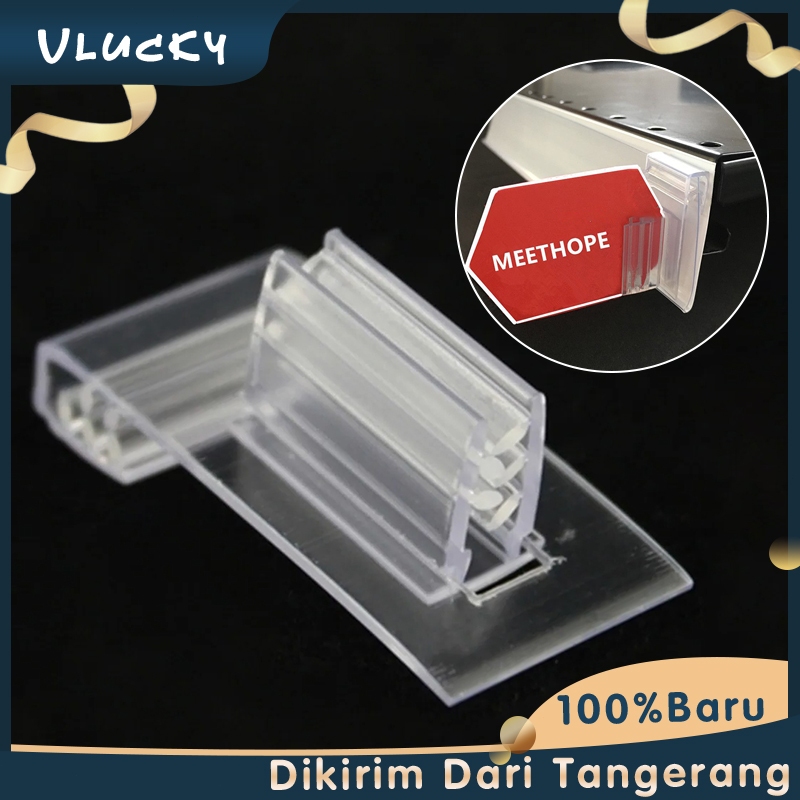 Jual Clip On Pop Isi 10 PVC Klip Gigi Lurus Penjepit Clip Pamflet Media ...