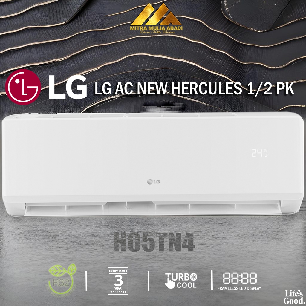 Jual LG AC 1/2 PK New Hercules - Turbo Cooling Auto Swing Ramah ...