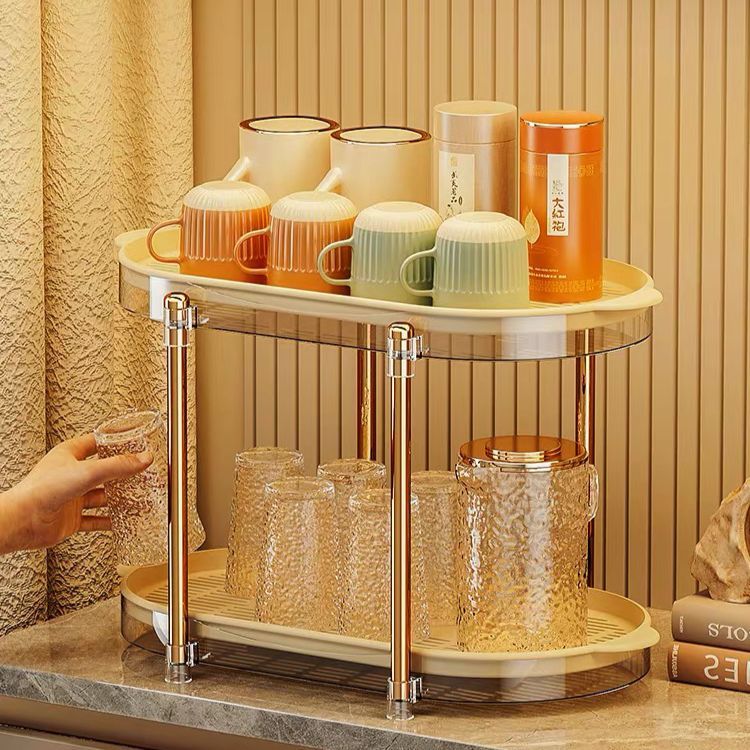 Jual Ava Oval Rack Organizer / Tempat Penyimpanan Rak Gelas Cuci Piring ...