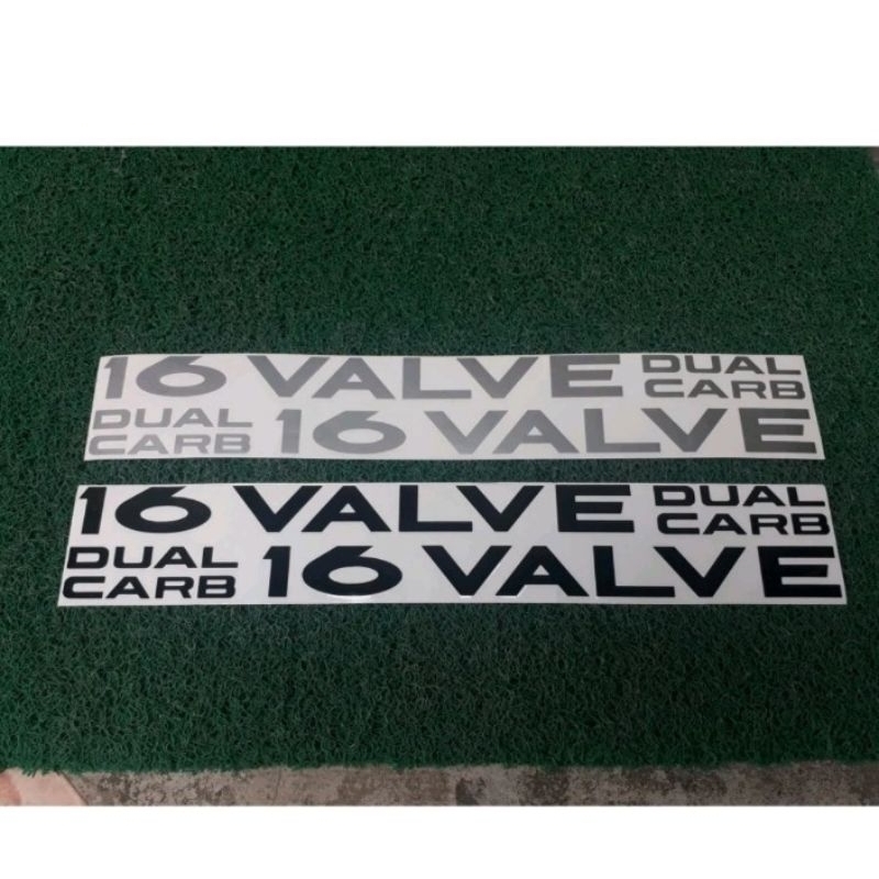 Jual Stiker dual carb 16 valve grand Civic LX nouva | Shopee Indonesia