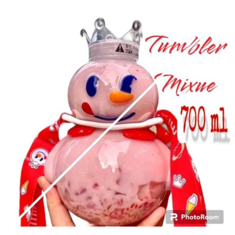 Jual Tumblr Mixue Tumbler Mixue Maskot Mixue Botol Anak Miksue Viral ...