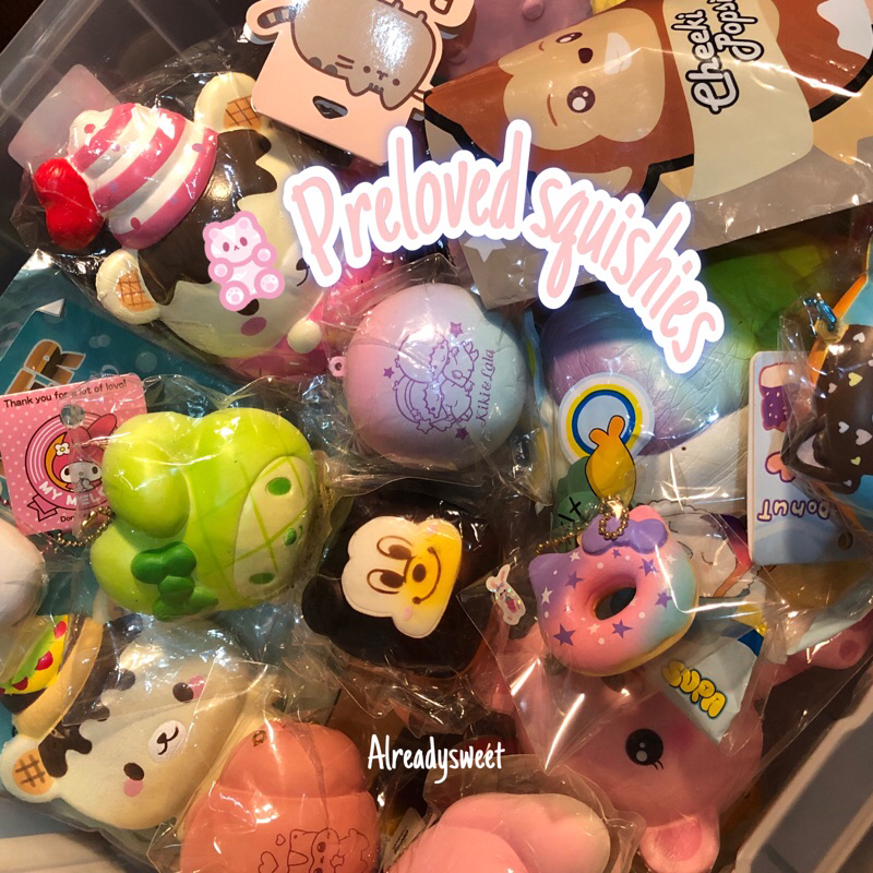Jual preloved squishy tag licensed > banyak bonus!! | Shopee Indonesia