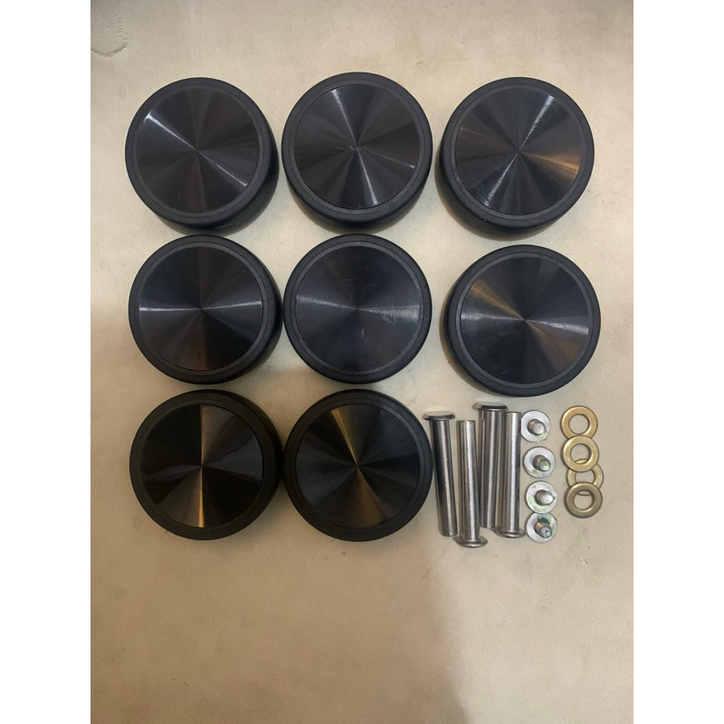 Jual RODA KOPER FULL BLACK 50MM SET ( BUKAN AS GETOK ) | Shopee Indonesia