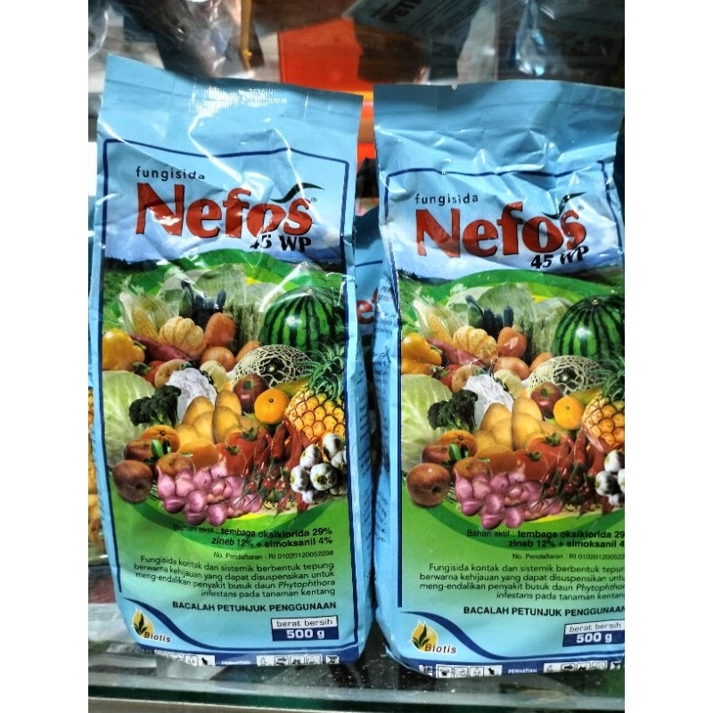 Jual Nefos 45 WP(500gr) fungisida mengendalikan penyakit busuk buah ...