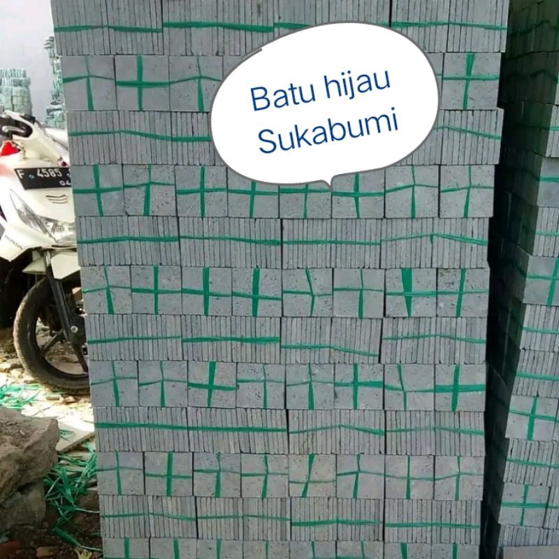 Jual Batu Alam Hijau Sukabumi 10x10 Shopee Indonesia