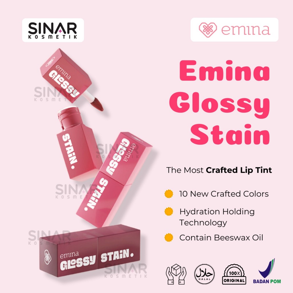 Jual Emina Glossy Stain (New Shade 610) Lip Tint Shopee Indonesia