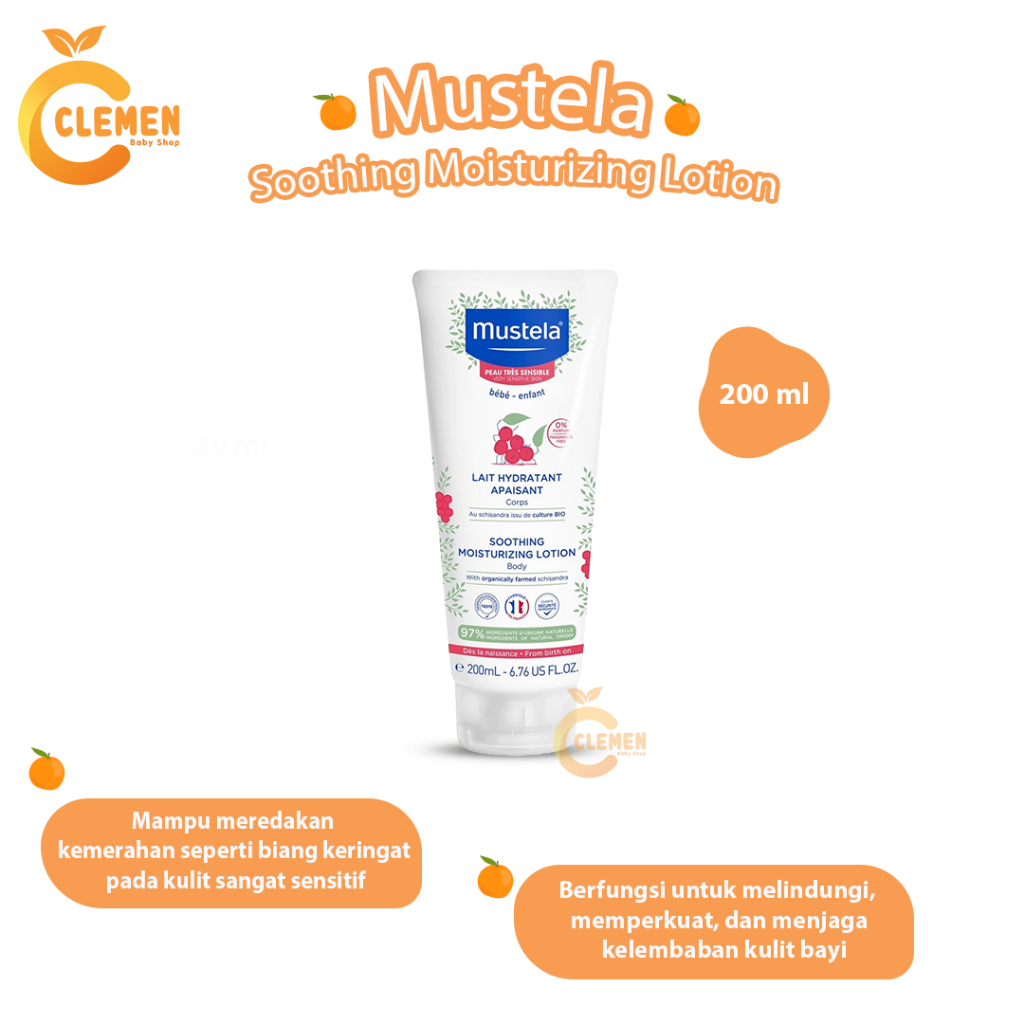 Jual Mustela Soothing Moisturizing Lotion 200ml | Shopee Indonesia