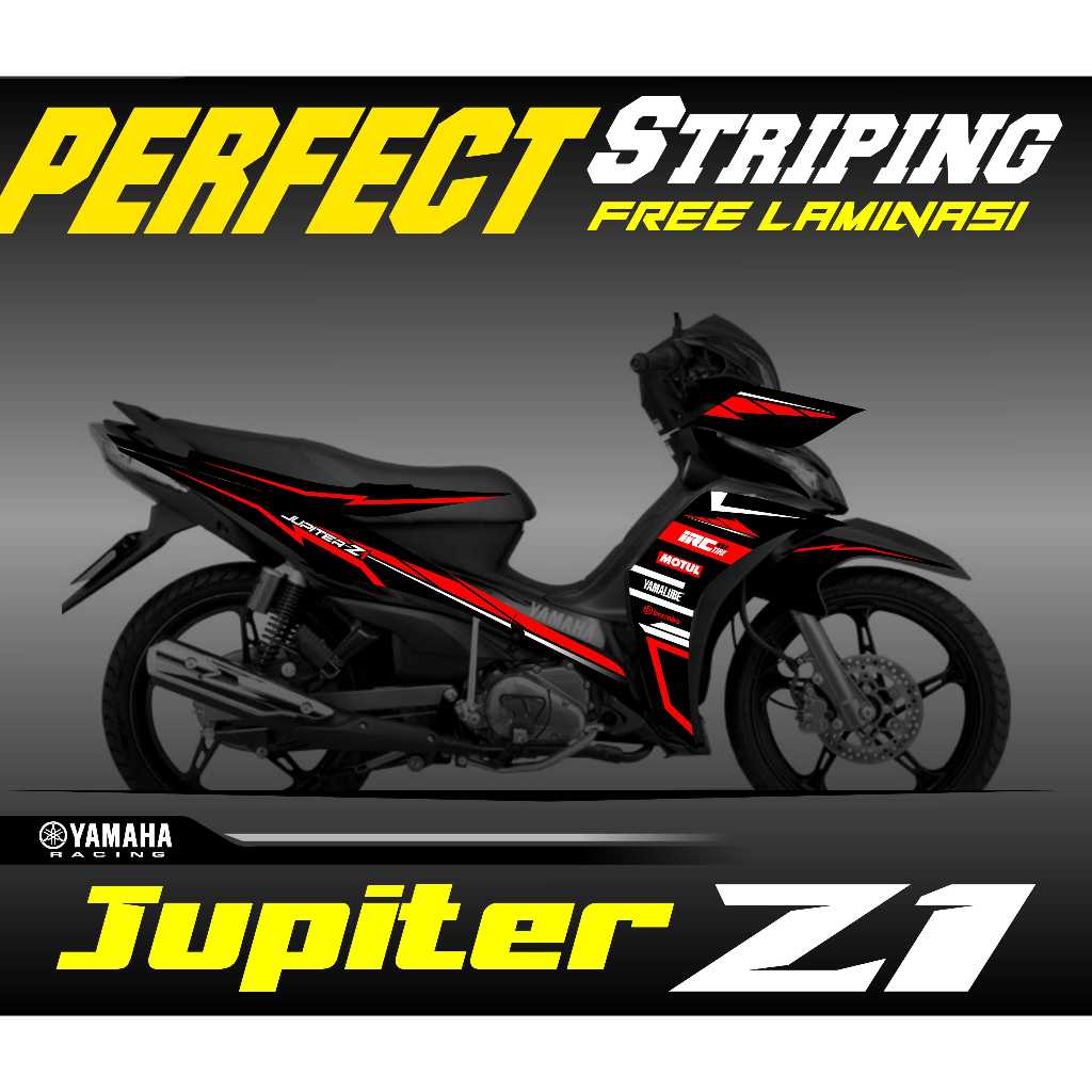 Jual Stiker Striping Motor JUPITER Z1 Sticker Variasi List NEW JUPITER ...