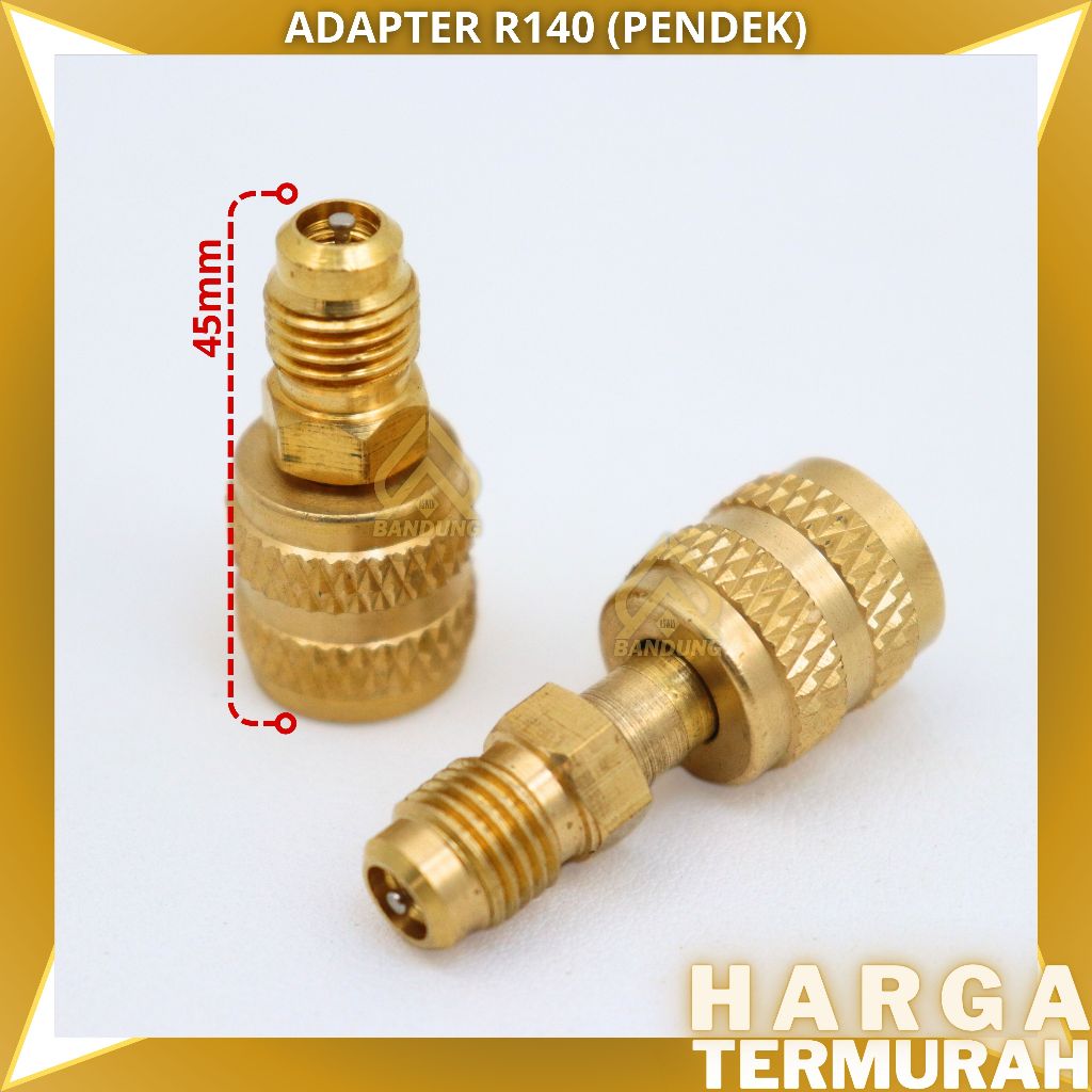 Jual SAMBUNGAN R 410 NEPEL R32 & R410 | ADAPTER / KONEKTOR KRAN OUT ...