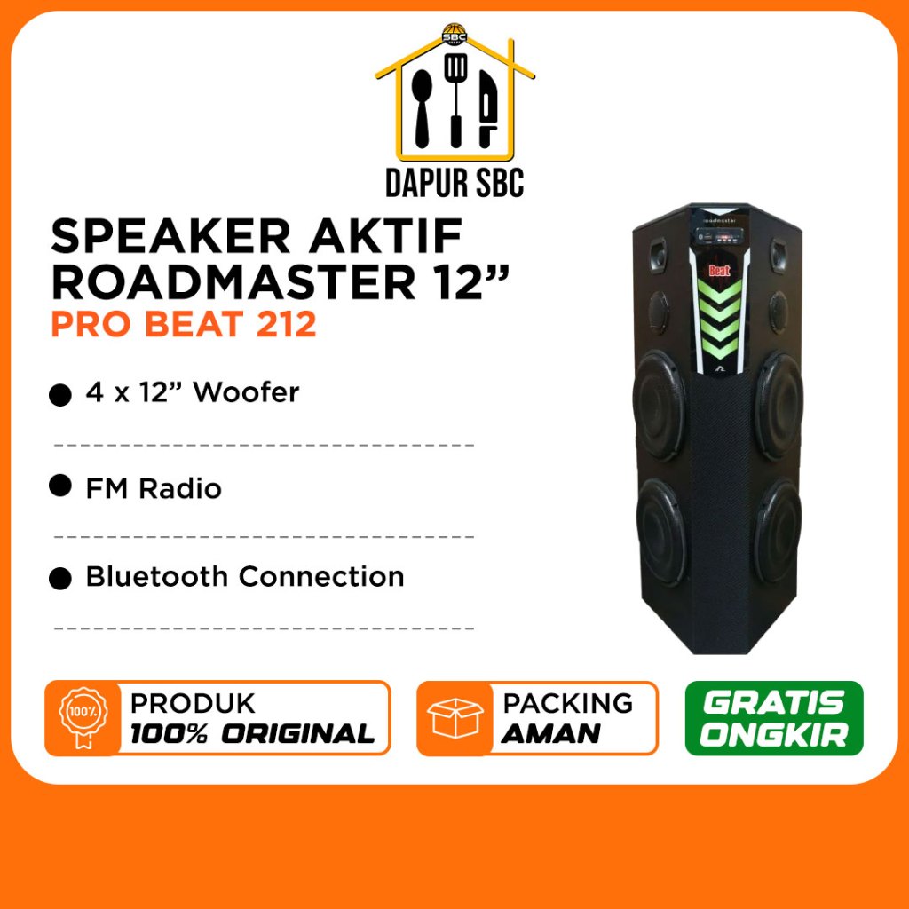 Jual Speaker Aktif Roadmaster Bass Reborn Reborn Shopee Indonesia