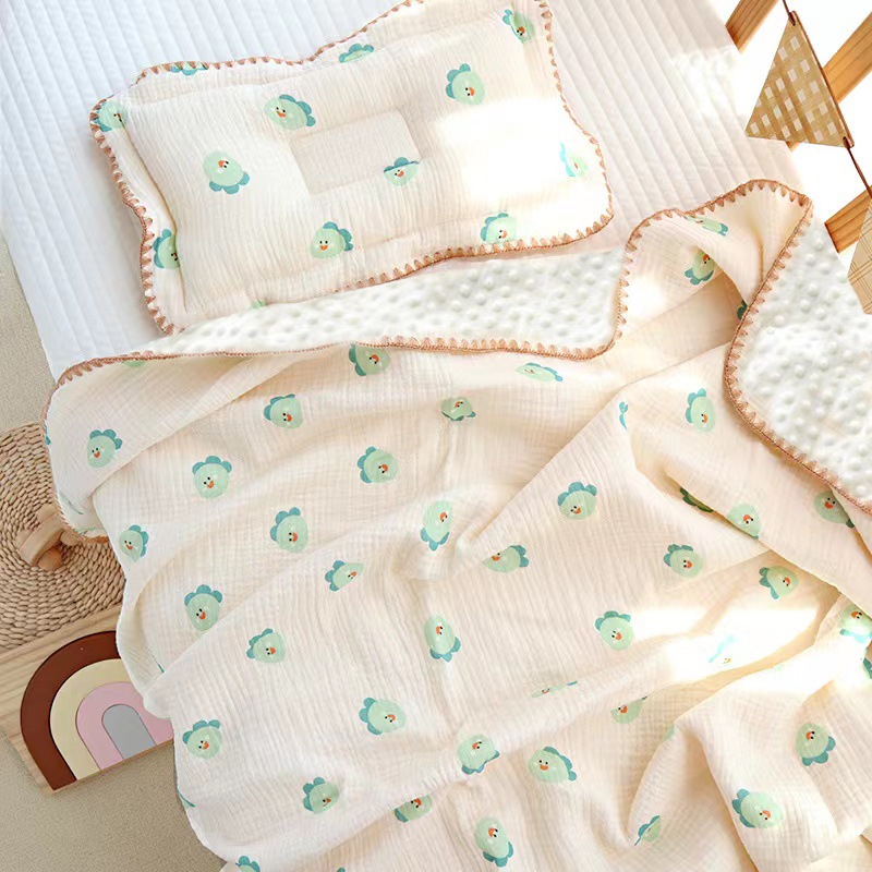 NANGA GOODSLEEPMONOCHROME COTTON BLANKET（GOOD SLEEP MONOCHROME 