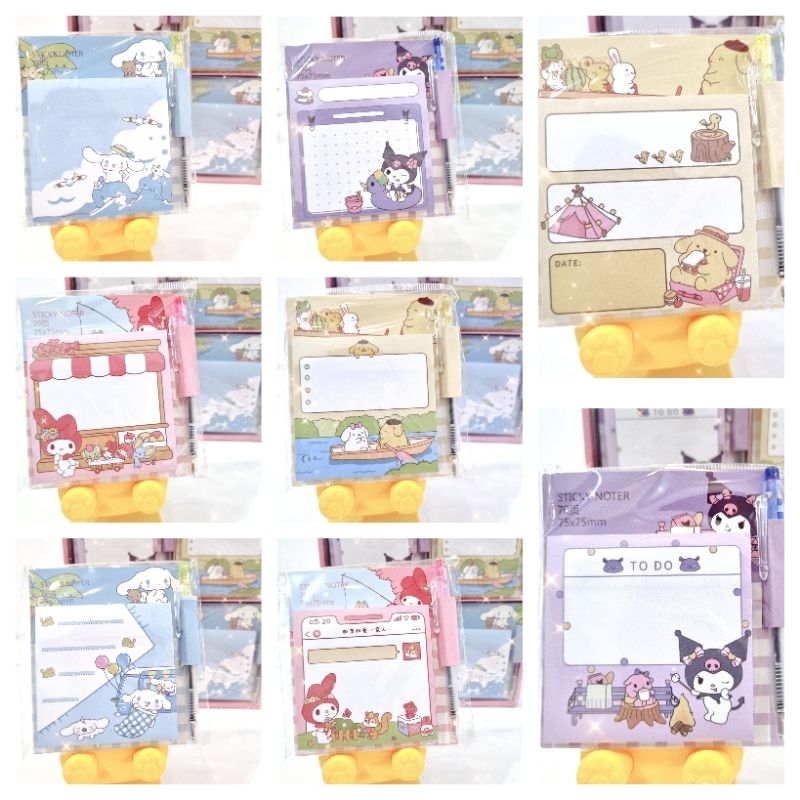 Jual Sticky Notes Sanrio / Sticky Note Sanrio Lucu | Shopee Indonesia