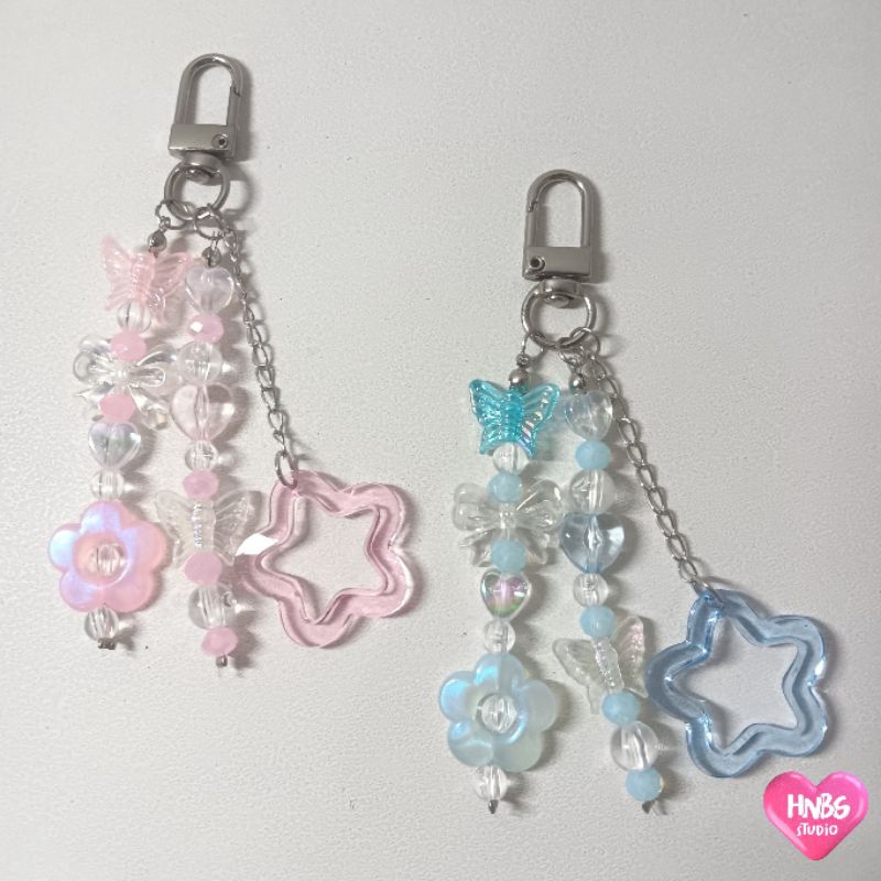 Jual Rinel Keychain by Haengboghaeid | Keychain Beads | Airpod Charm ...