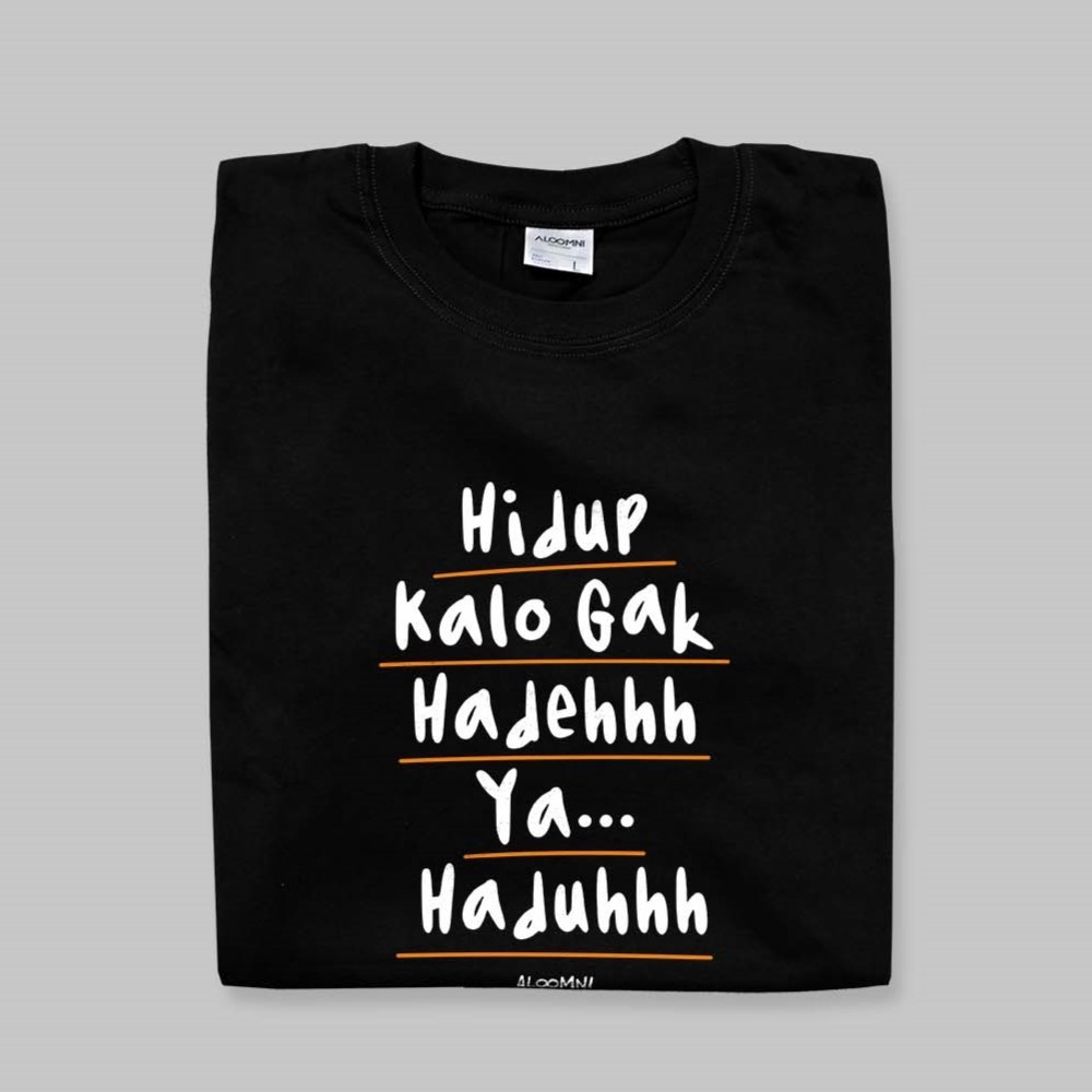 Jual Aloomni Kaos Kata Hadeh Haduh | Shopee Indonesia
