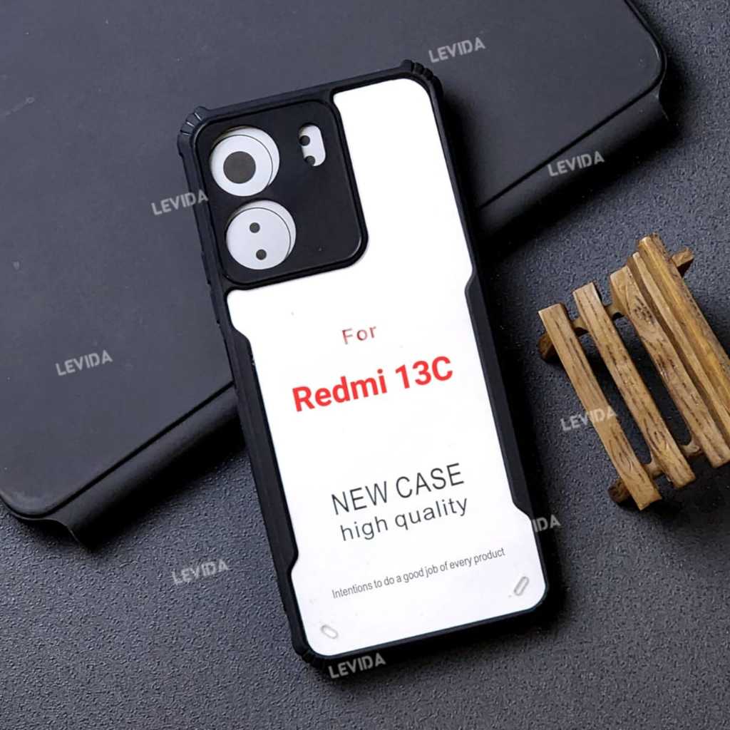 Jual Redmi 13C Fusion Case Shockproof Clear Case Redmi 13C - Main Image