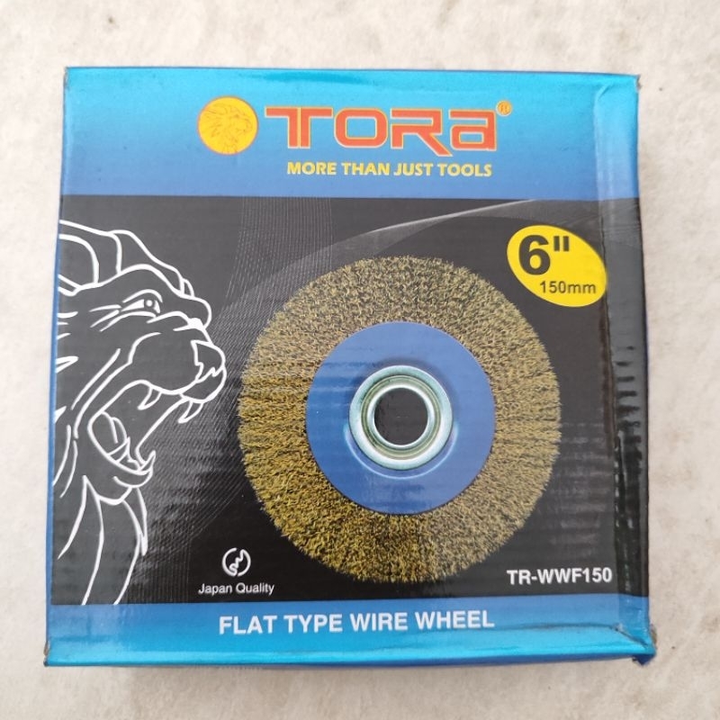 Jual Mata Gerinda Sikat Kawat Bulat Circular Flat Brush Wire Wheel 6 ...