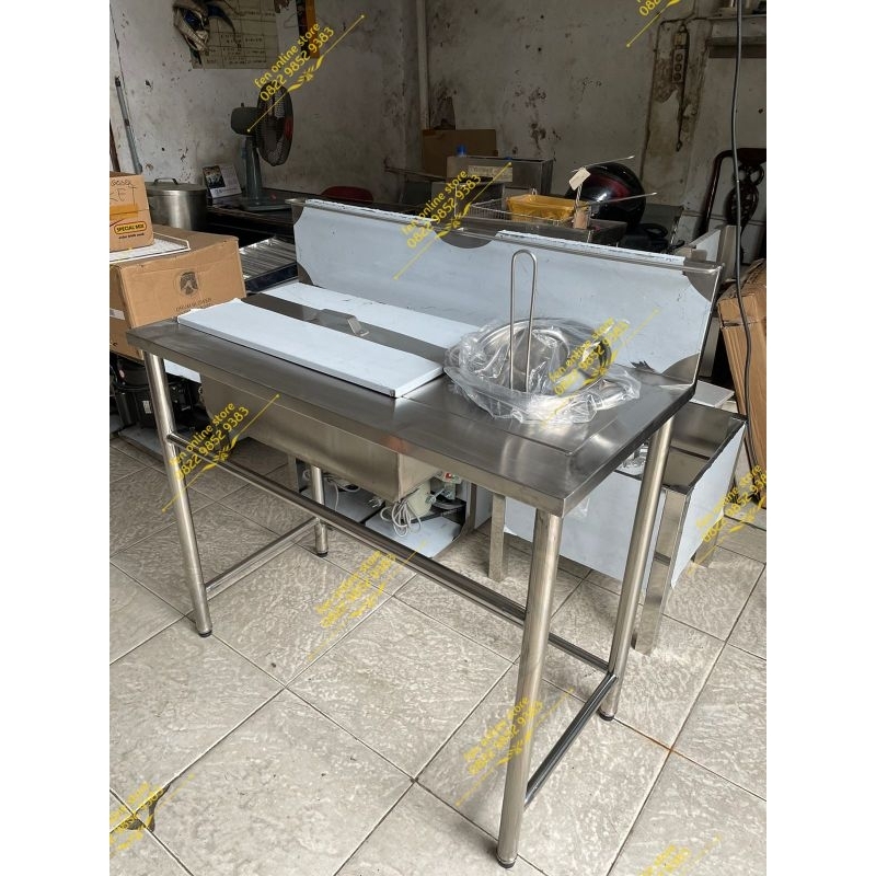 Jual Meja Dusting Penepungan Ayam Stainless Steel | Shopee Indonesia
