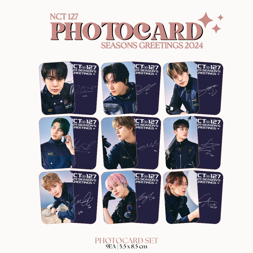 Jual PHOTOCARD NCT 127 SEASONS GREETINGS 2024 2SISI (ISI 10 PCS ...