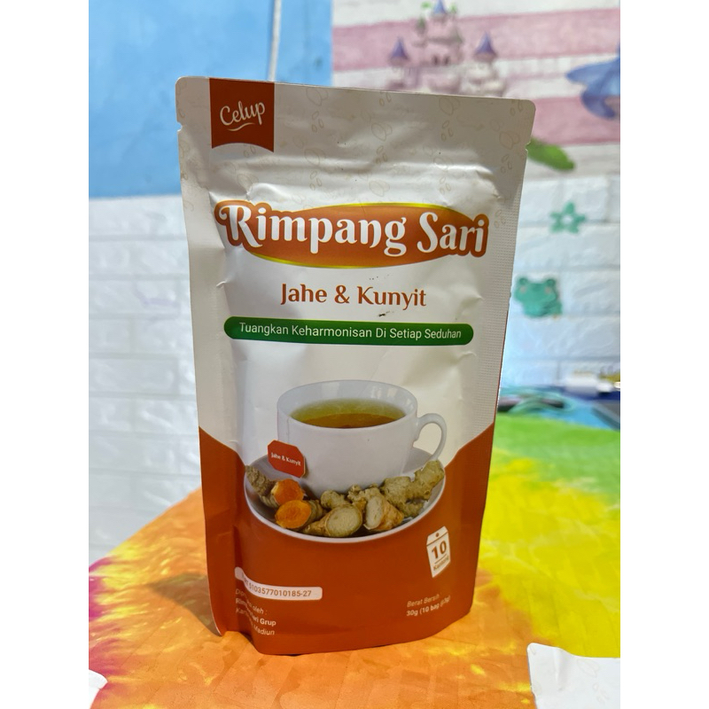 Jual rimpang sari celup herbal jahe dan kunyit jamu praktis | Shopee ...