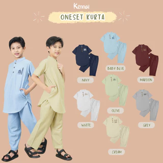 Kennai Setelan MUSLIM Anak Anak KURTA Laki Laki Series 1-12th