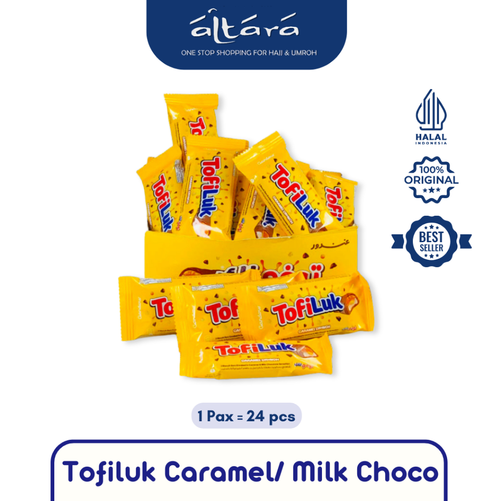 Jual Altara | Tofiluk Caramel Crunch/Wafer Karamel Berbalut Coklat 22gr ...