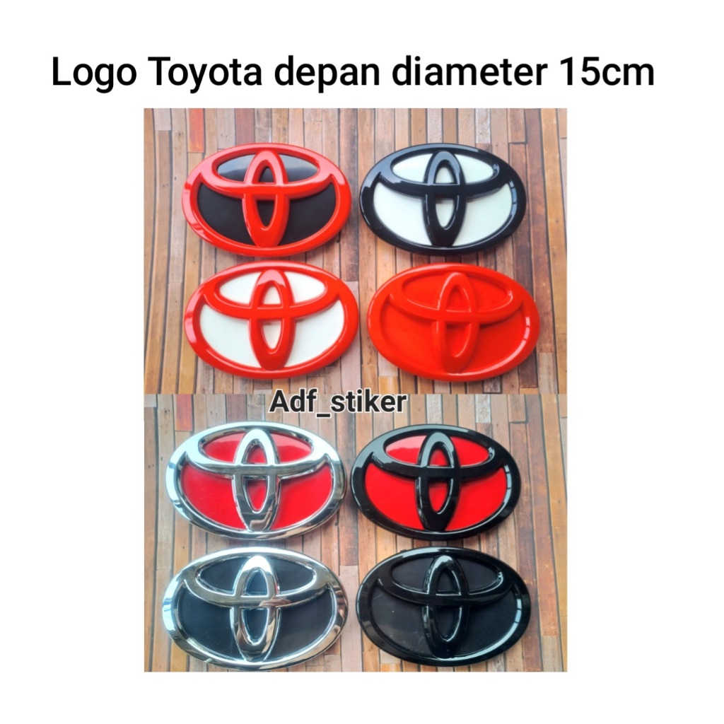 Jual Emblem Logo Toyota Calya Grand New Avanza All New Toyota Rush Ukuran Cm Logo Toyota