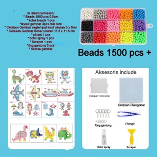 Jual Aquabeads refill 24 warna 2400 beads aqua beads - Kota Tangerang  Selatan - Warung Candy