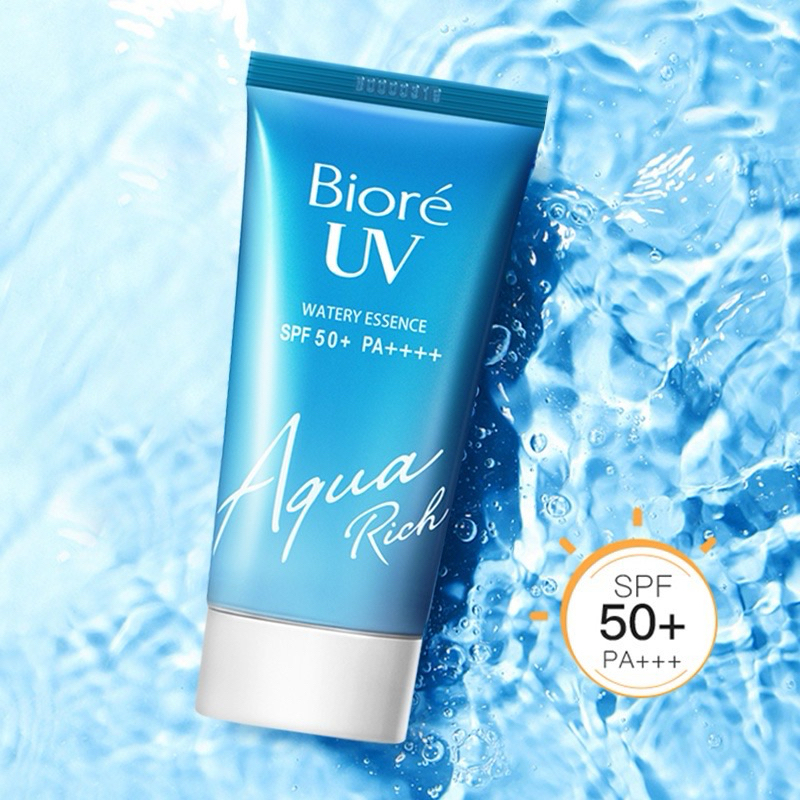 Jual Biore UV Aqua Rich Spf 50 PA+++ Blocking Moisturizing Sunscreen ...