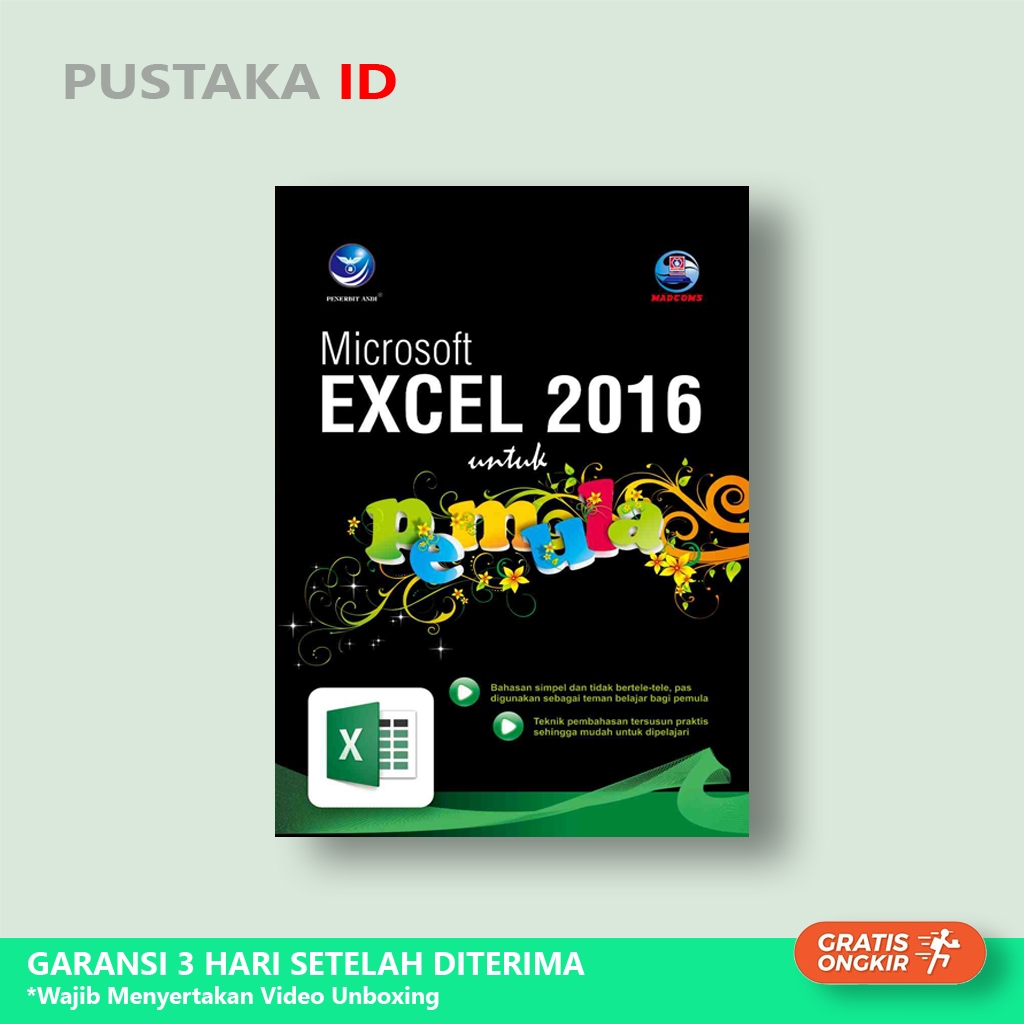 Jual Buku Microsoft Excel 2016 Untuk Pemula - Original | Shopee Indonesia